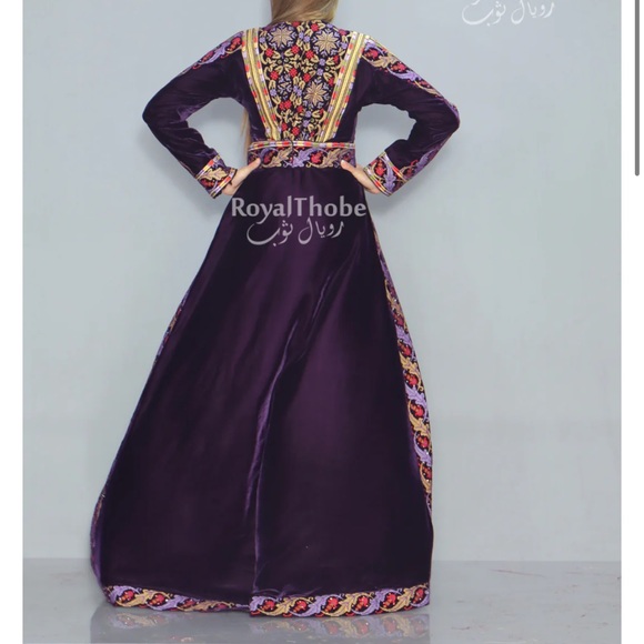 Worn once purple ROYAL THOBE size 2 with detachable skirt - Picture 6 of 8